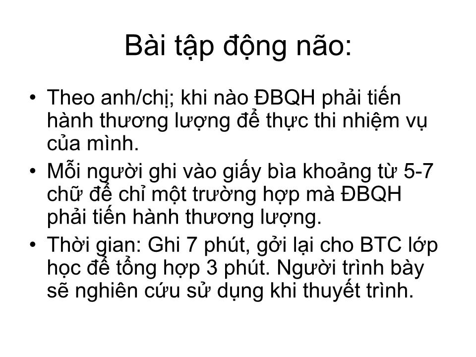 Bài giảng Kỹ năng thương lượng - Nguyễn Văn Mễ trang 3