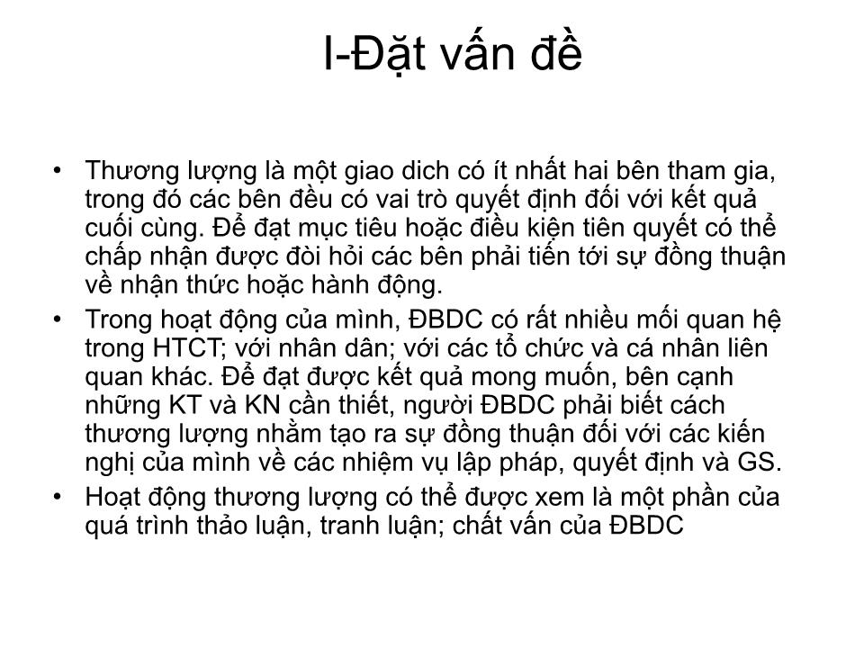 Bài giảng Kỹ năng thương lượng - Nguyễn Văn Mễ trang 4