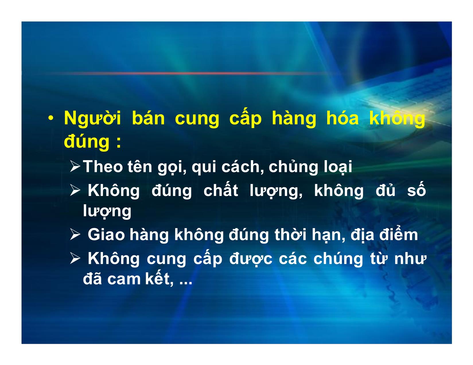 Bài giảng Kỹ thuật đàm phán kết thúc hợp đồng ngoại thương trang 10