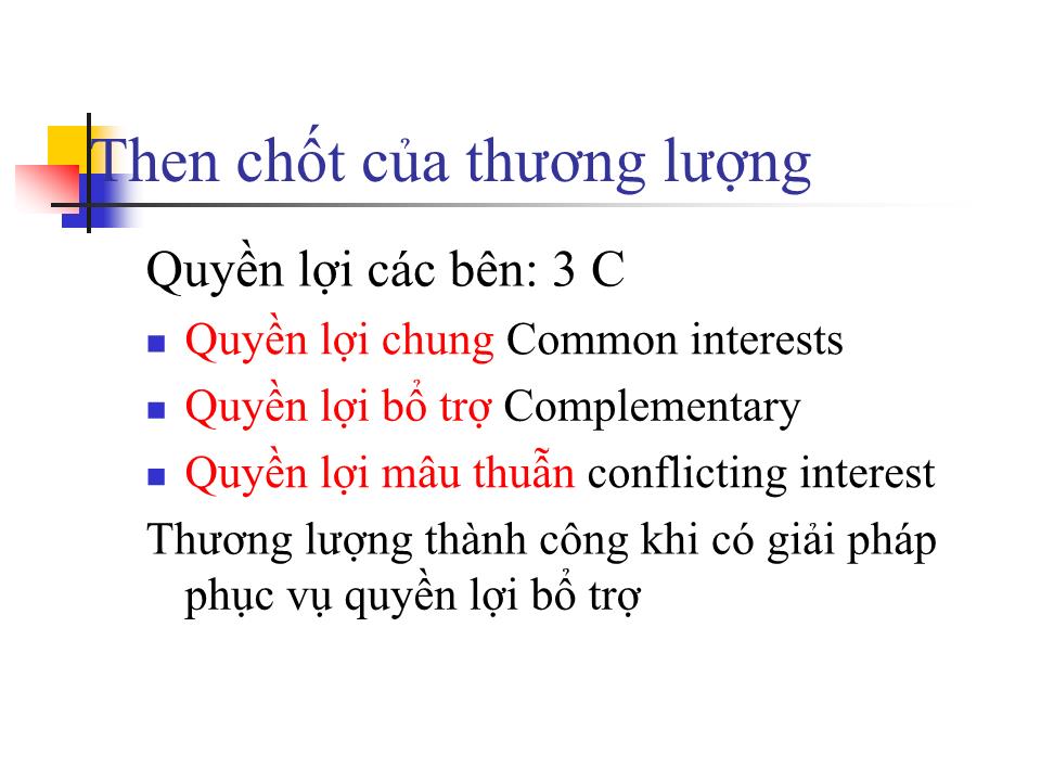 Bài giảng Negotiation Basis - Bùi Quang Vĩnh trang 5