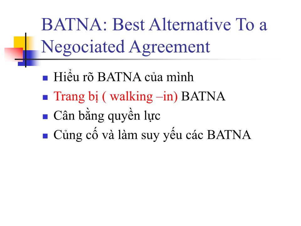 Bài giảng Negotiation Basis - Bùi Quang Vĩnh trang 6