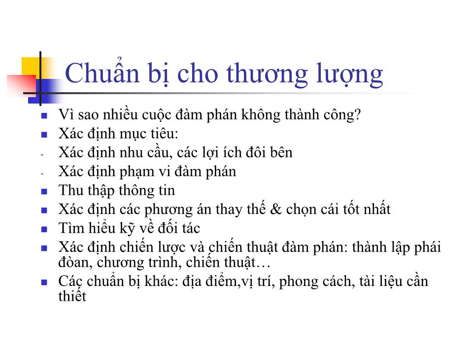 Bài giảng Negotiation Basis - Bùi Quang Vĩnh trang 8