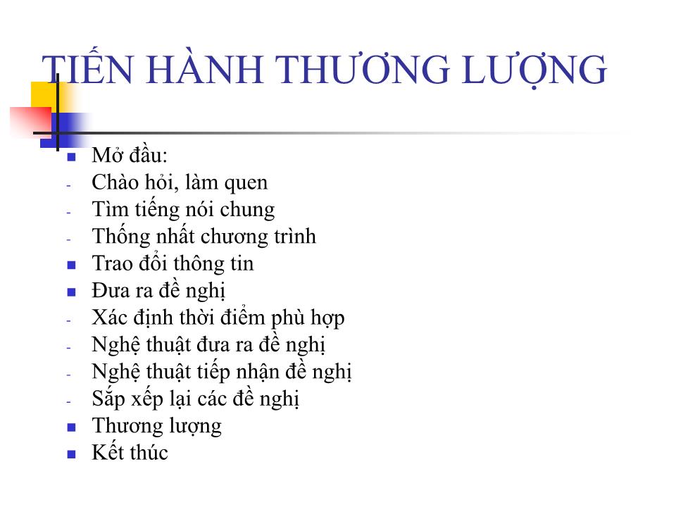 Bài giảng Negotiation Basis - Bùi Quang Vĩnh trang 9