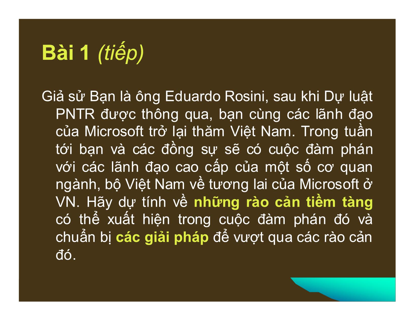 Bài tập môn Đàm phán trang 7