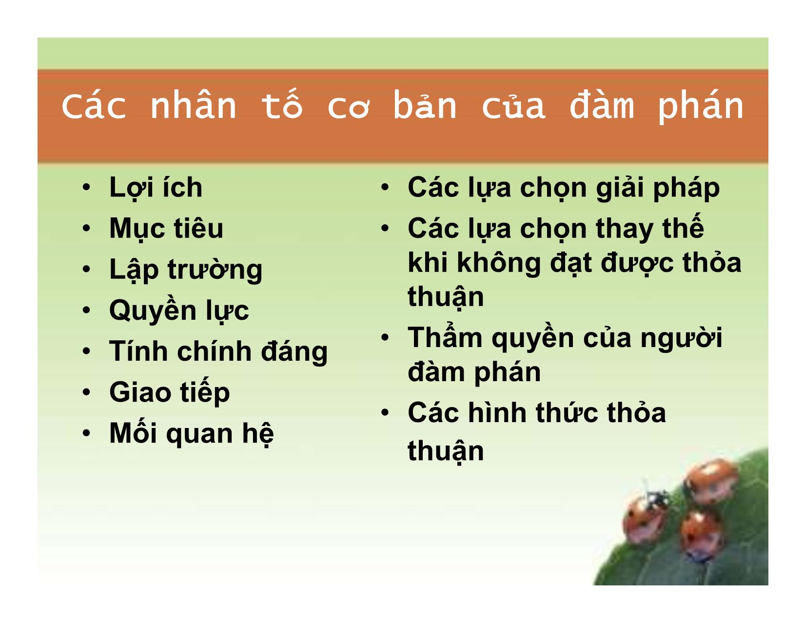 Bài giảng Chuẩn bị đàm phán - Đỗ Thanh Hải trang 2