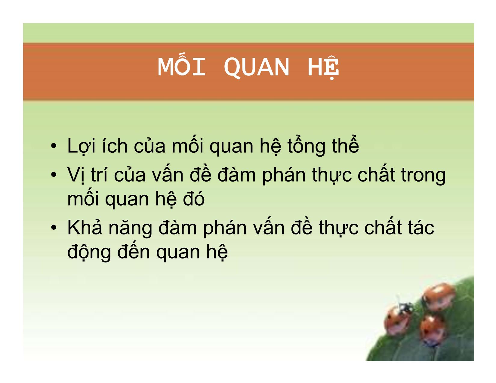 Bài giảng Chuẩn bị đàm phán - Đỗ Thanh Hải trang 5