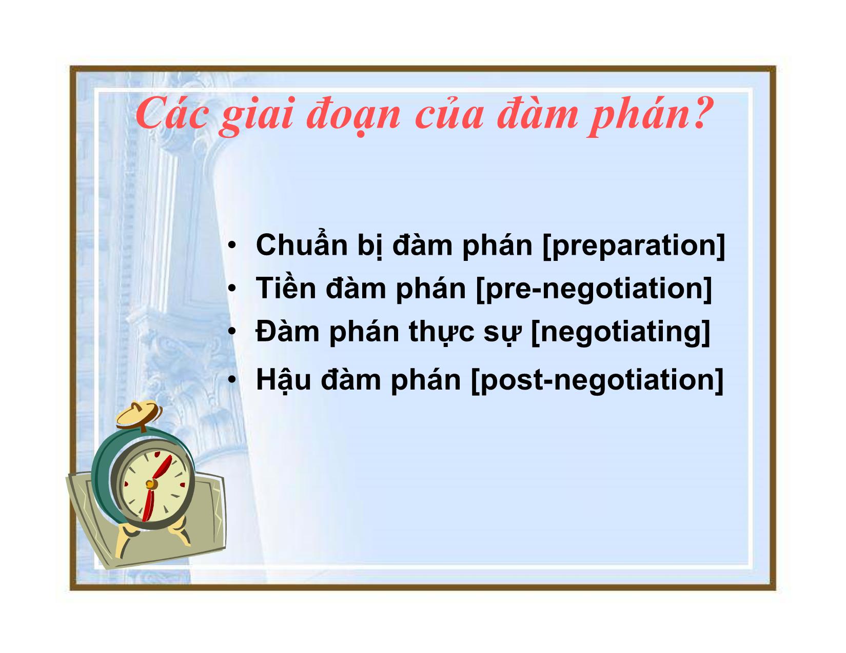 Bài giảng Ðàm phán quốc tế - Đỗ Thanh Hải trang 7