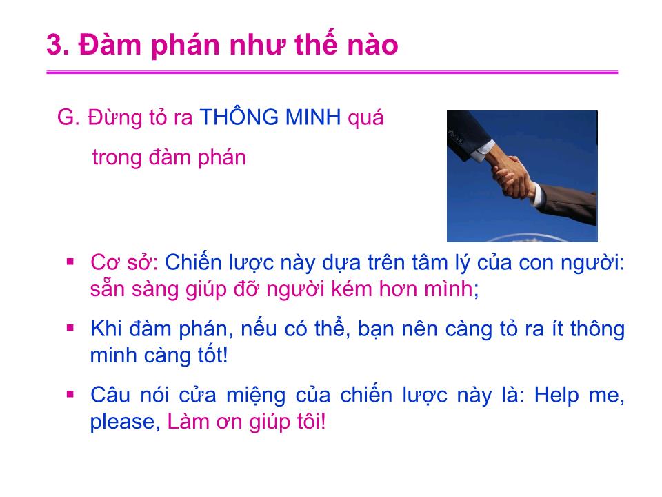 Bài giảng Kỹ năng đàm phán (Mới nhất) trang 10