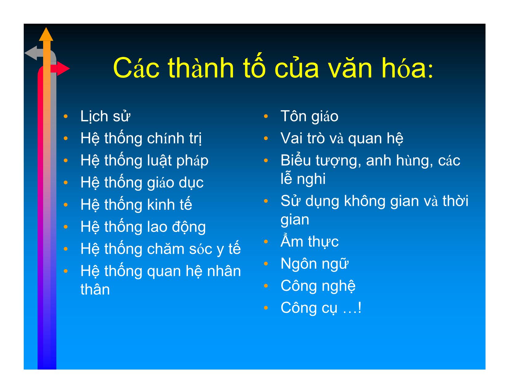 Bài giảng Giao tiếp liên văn hóa trong đàm phán quốc tế - Đỗ Thanh Hải trang 6