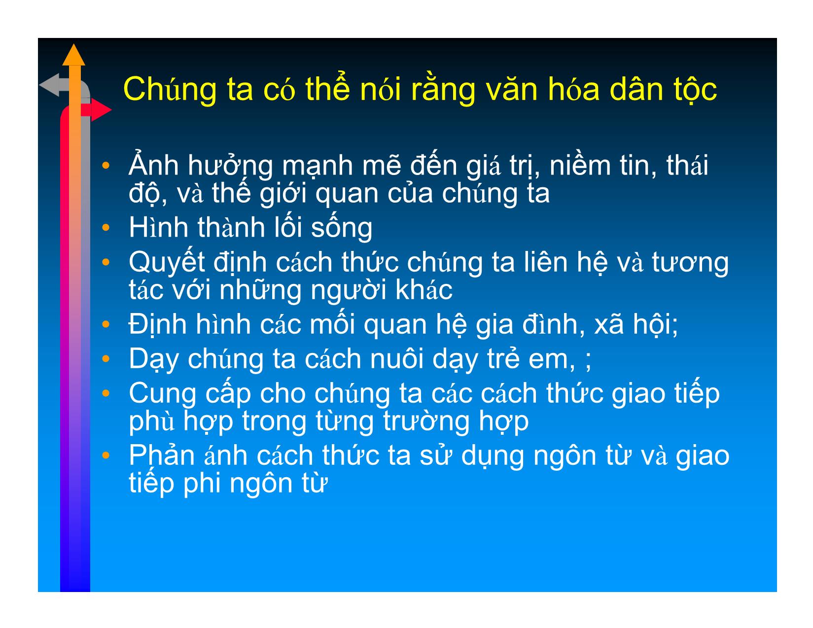 Bài giảng Giao tiếp liên văn hóa trong đàm phán quốc tế - Đỗ Thanh Hải trang 9