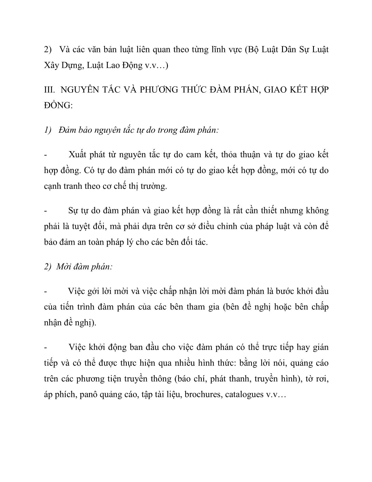 Kỹ năng đàm phán ký kết hợp đồng (Mới) trang 2