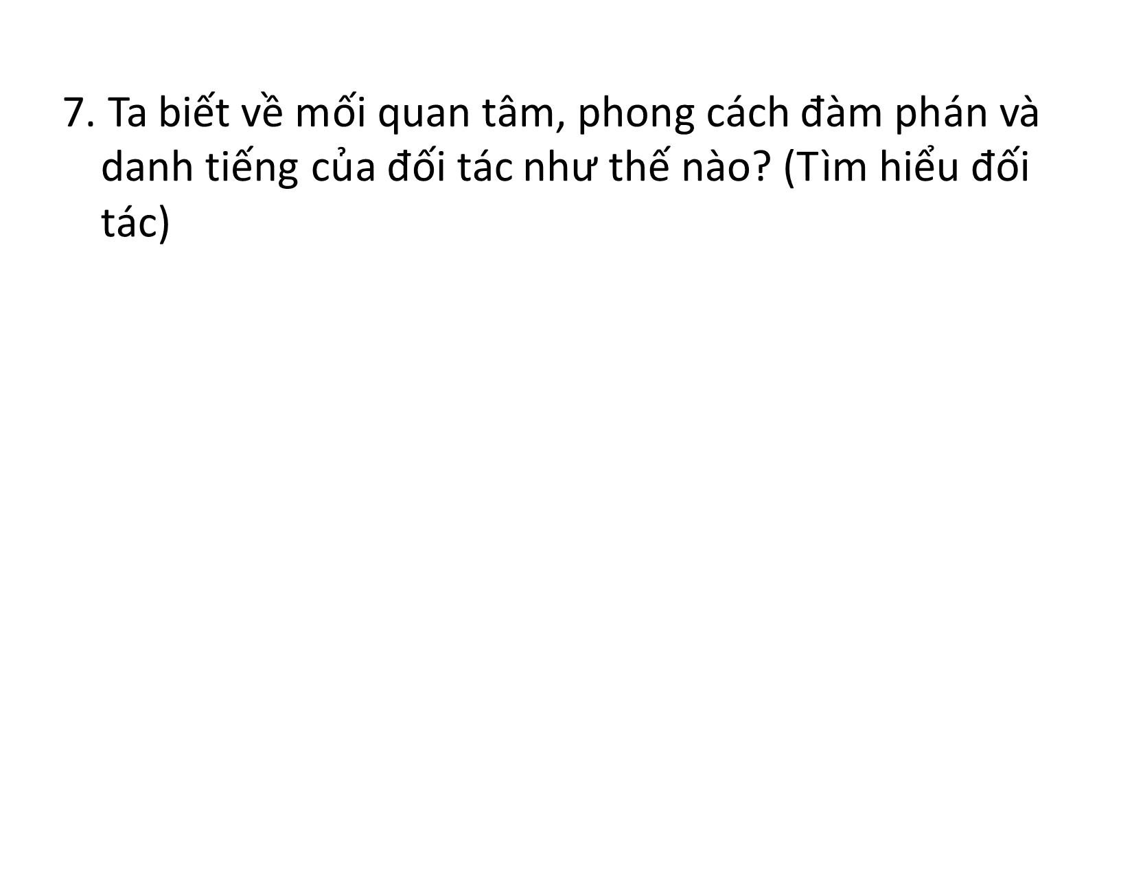 Bài giảng Hướng dẫn lập kế hoạch đàm phán kinh doanh trang 5