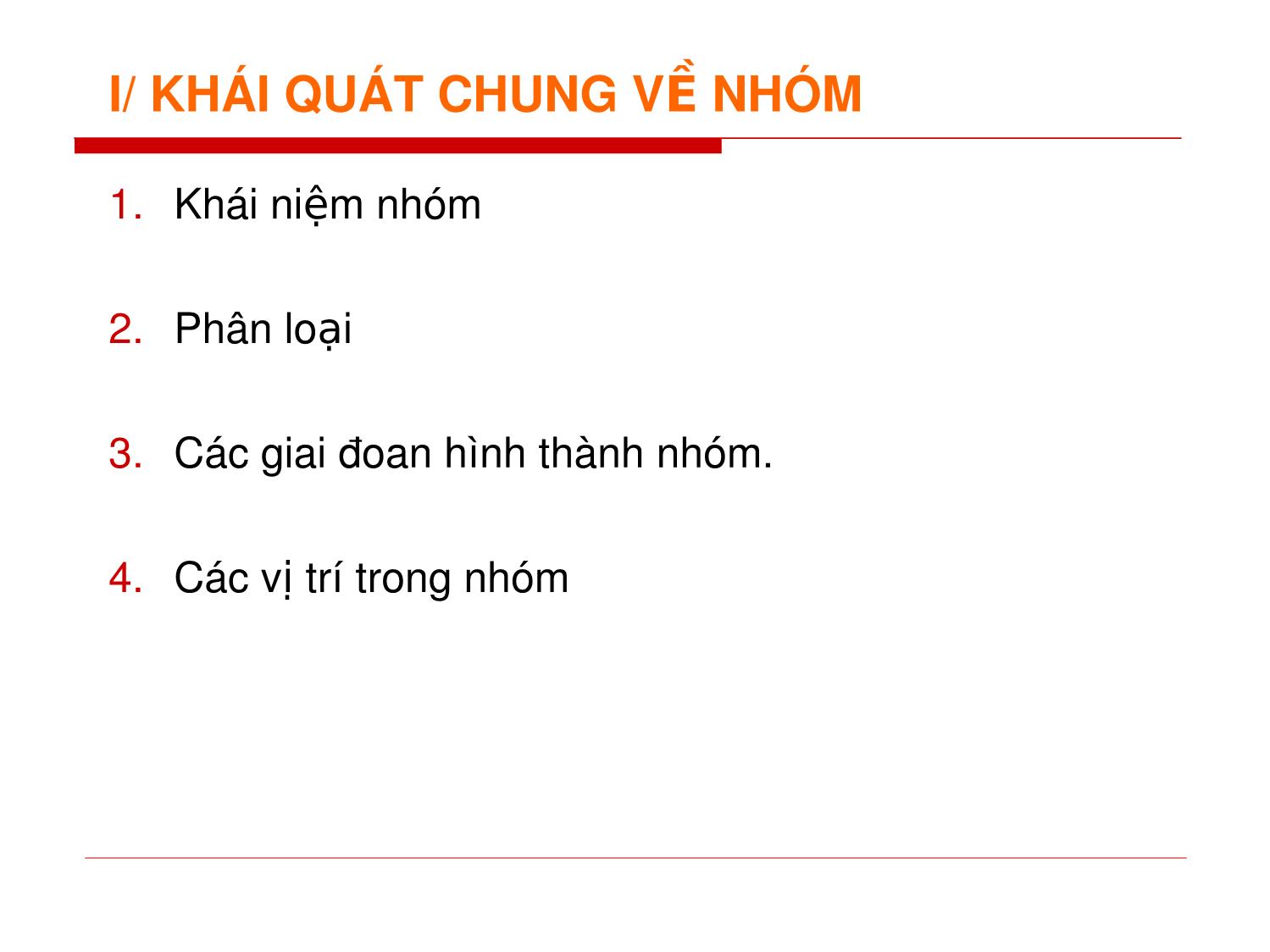 Bài giảng môn Kỹ năng làm việc nhóm trang 2