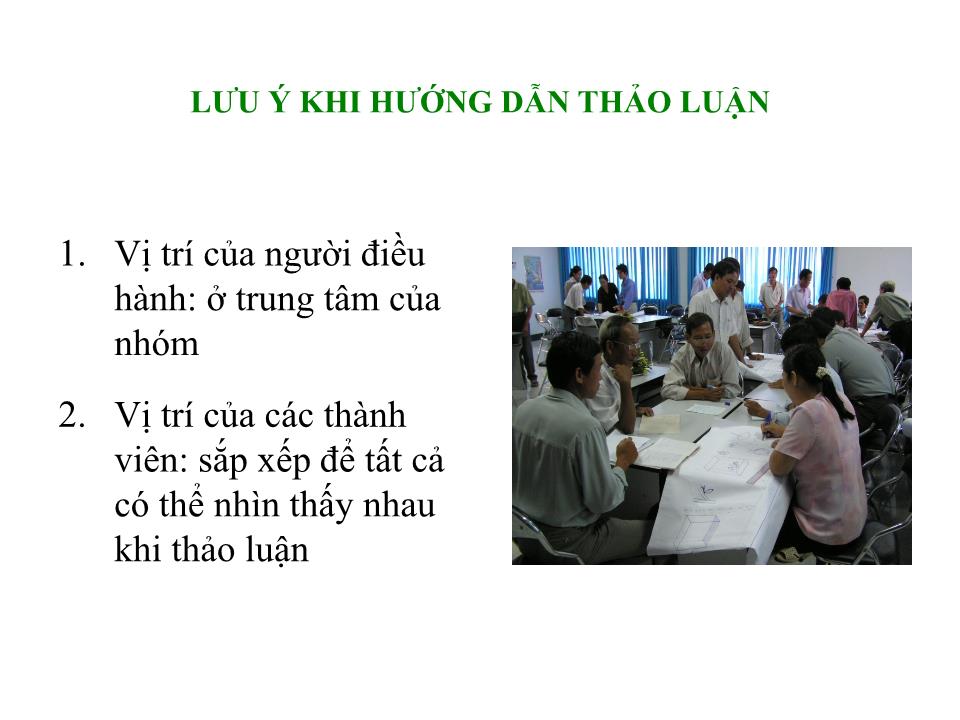 Bài giảng Kỹ năng điều hành nhóm trang 6