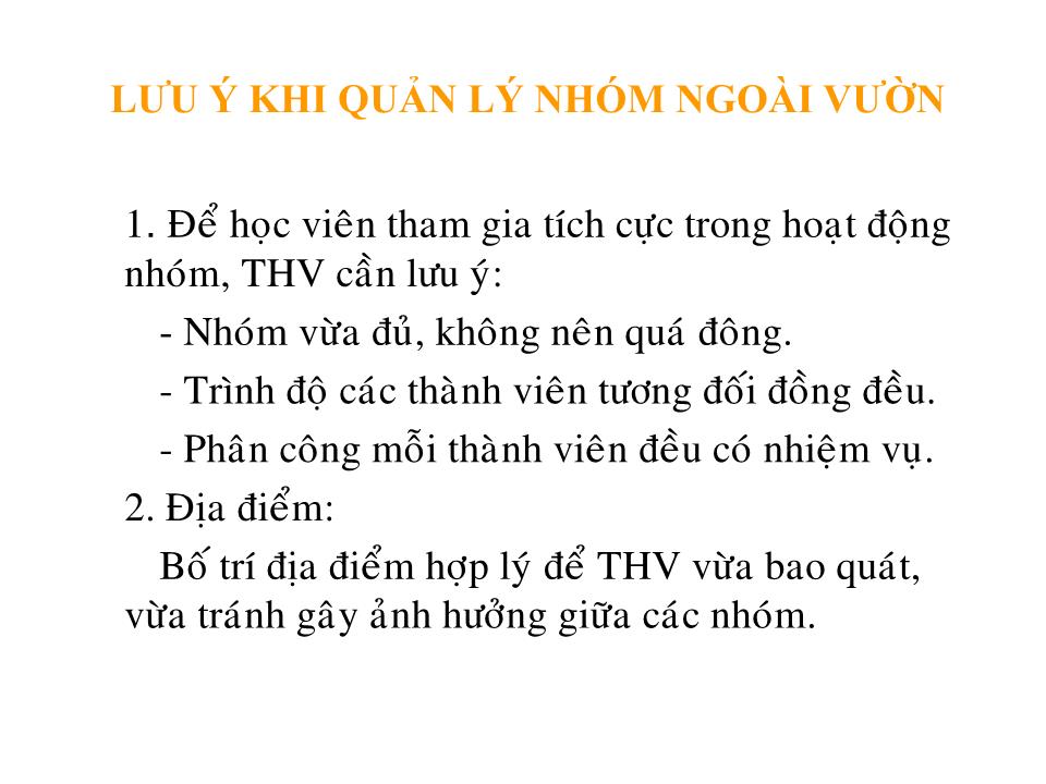 Bài giảng Kỹ năng điều hành nhóm trang 9