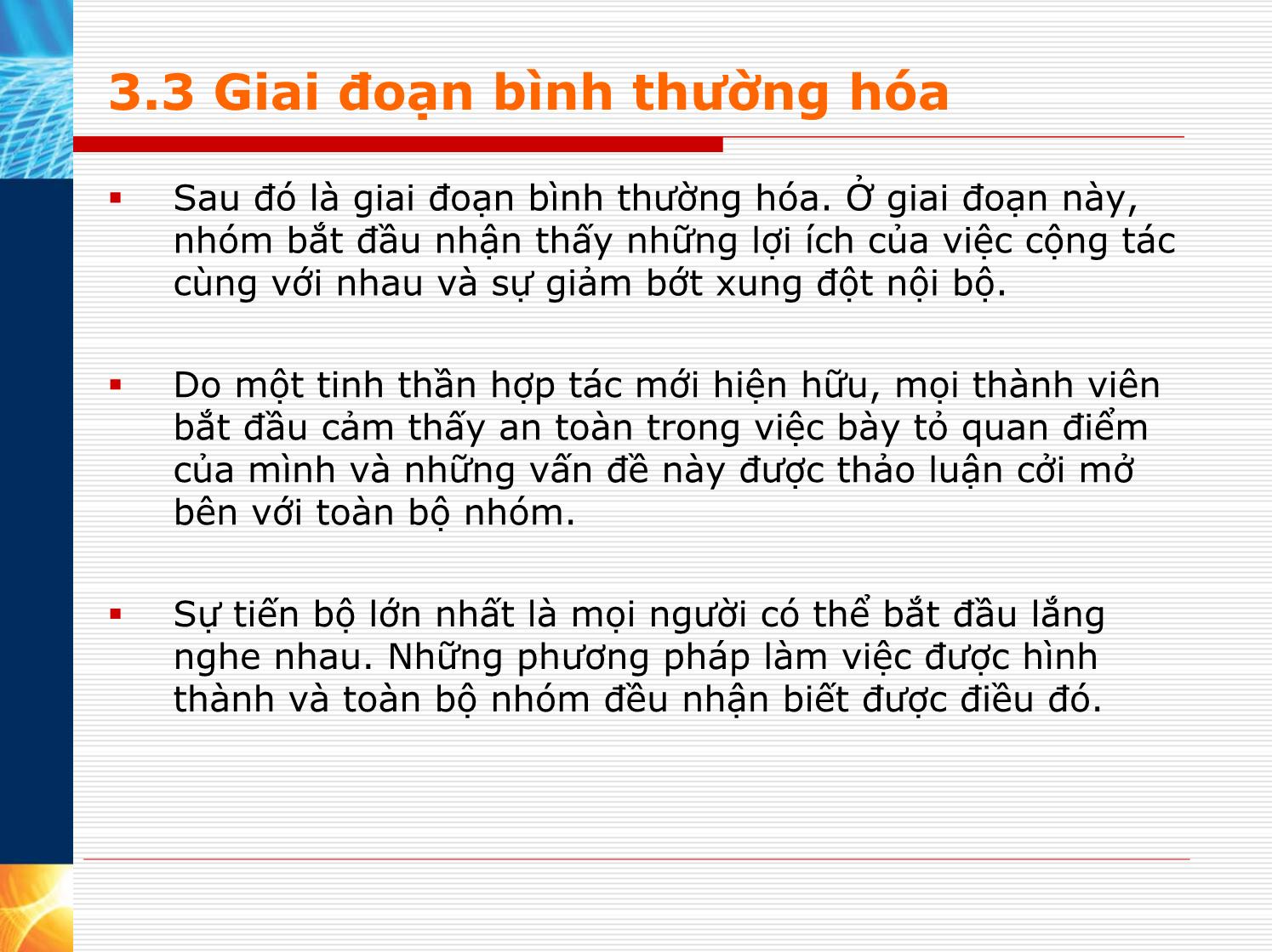 Bài giảng môn học Kỹ năng làm việc nhóm trang 10