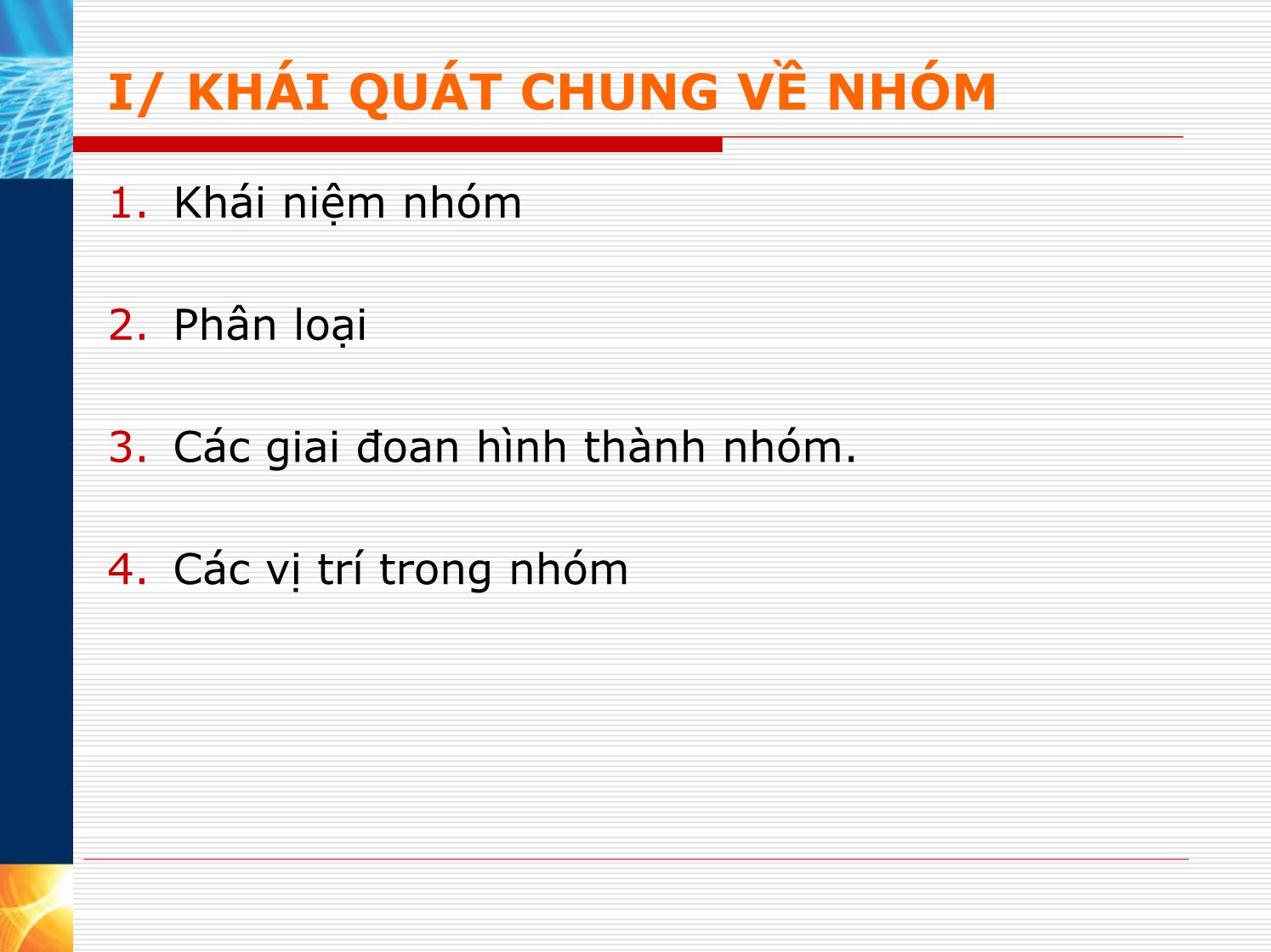 Bài giảng môn học Kỹ năng làm việc nhóm trang 2