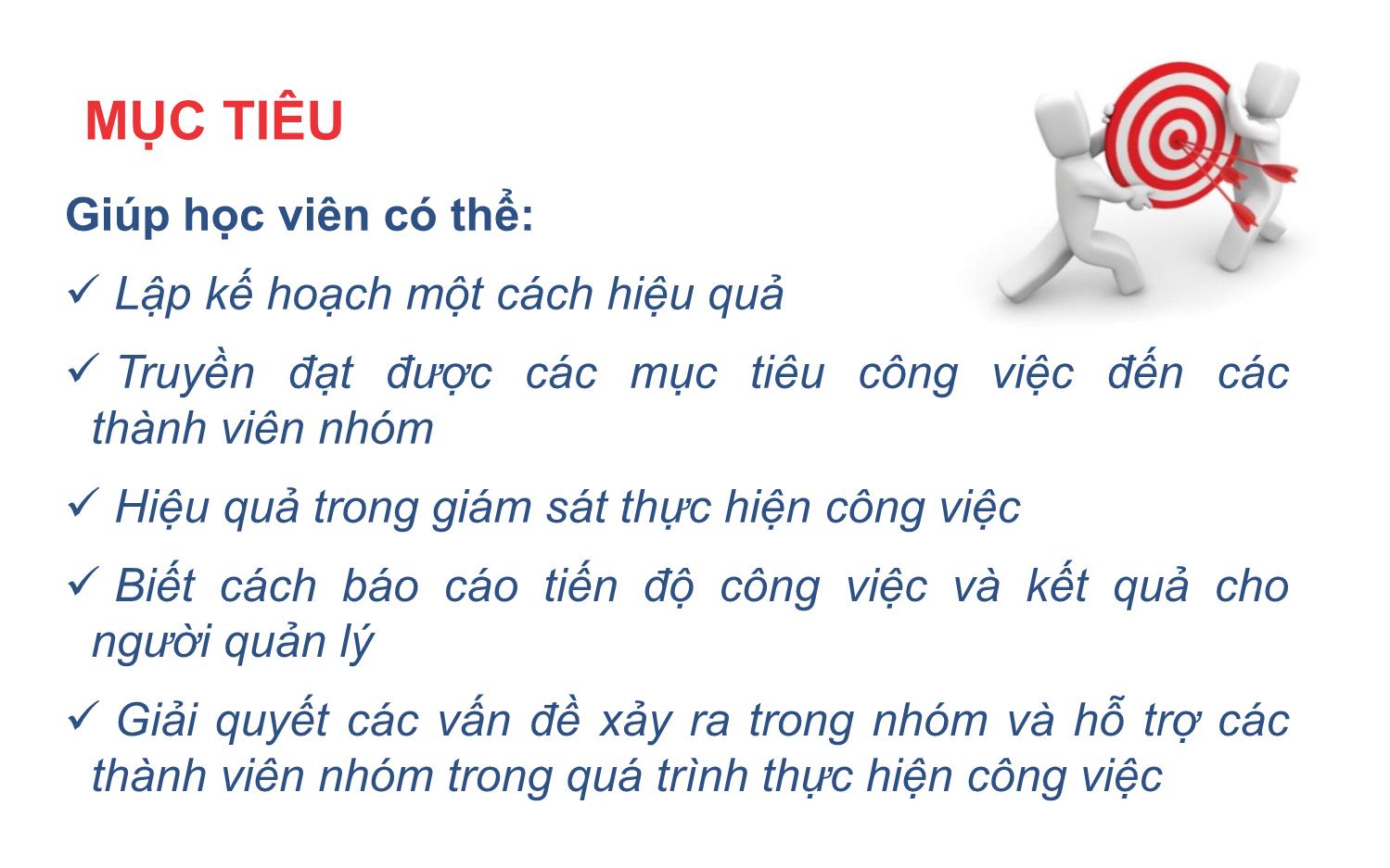 Bài giảng Kỹ năng lập kế hoạch và điều phối công việc - Nguyễn Tuấn Anh trang 2