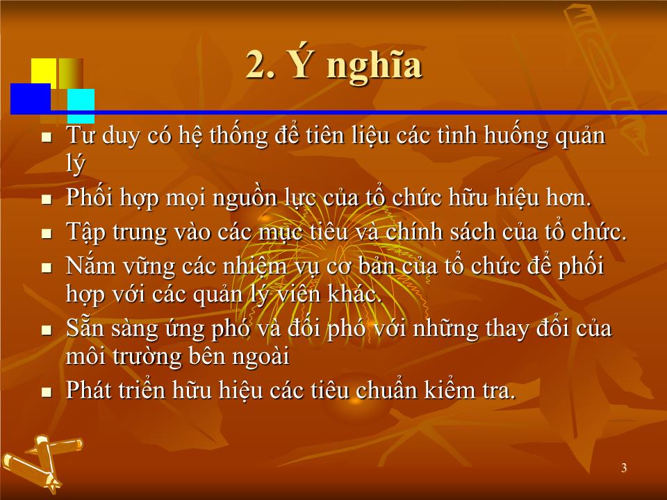 Bài giảng Kỹ năng lập kế hoạch (Mới nhất) trang 3