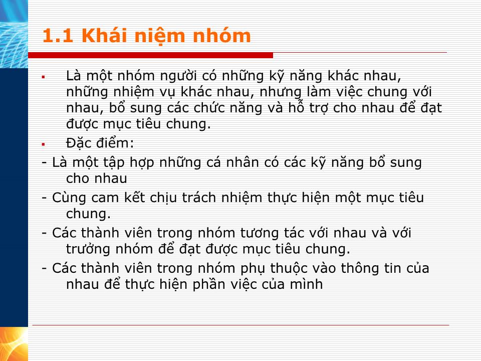 Bài giảng Kỹ năng làm việc nhóm - Nguyễn Thị Ngọc Hương trang 5