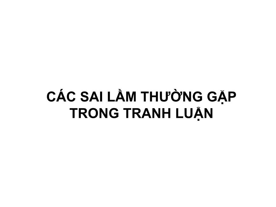 Bài giảng Kỹ năng thảo luận đại biểu dân cử trang 6