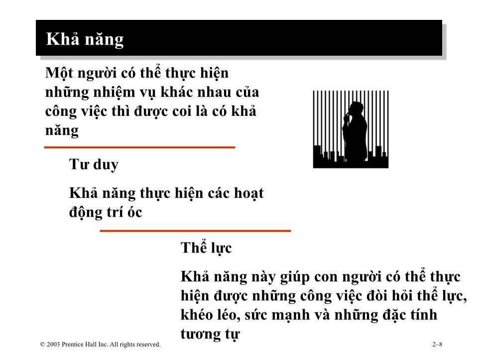 Bài giảng Hành vi tổ chức - Chương 2: Cơ sở của hành vi cá nhân trang 8