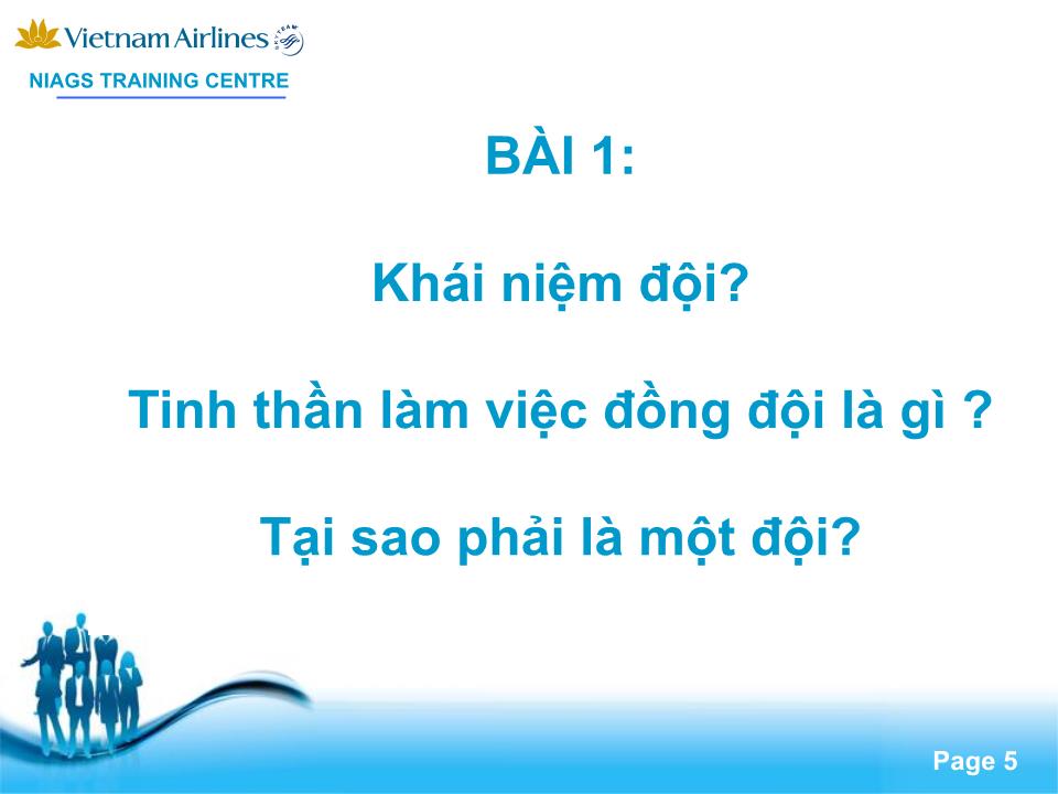 Bài giảng Nhóm làm việc hiệu quả trang 5