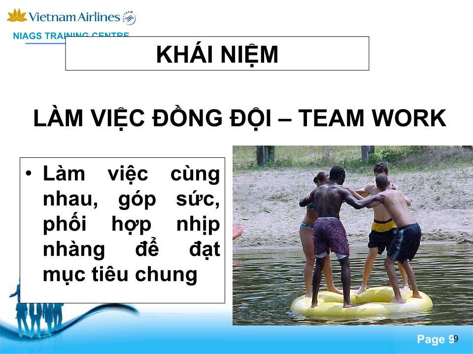 Bài giảng Nhóm làm việc hiệu quả trang 9