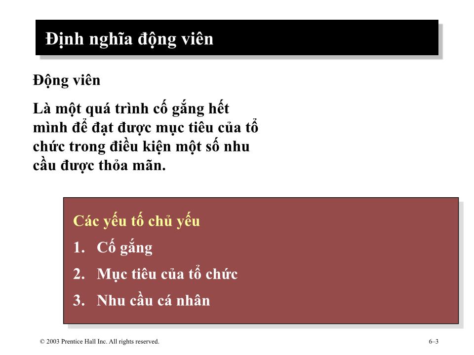 Bài giảng Hành vi tổ chức - Chương 5: Động viên người lao động trang 3