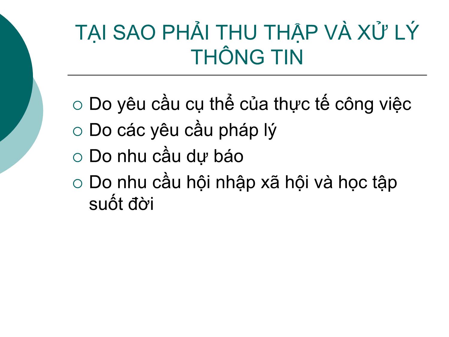 Bài giảng Kỹ năng thu thập, xử lý và cung cấp thông tin - Phạm Thị Diệu Linh trang 2