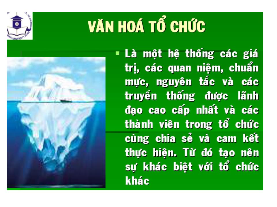 Bài giảng Văn hóa tổ chức - Nguyễn Hữu Lam trang 6