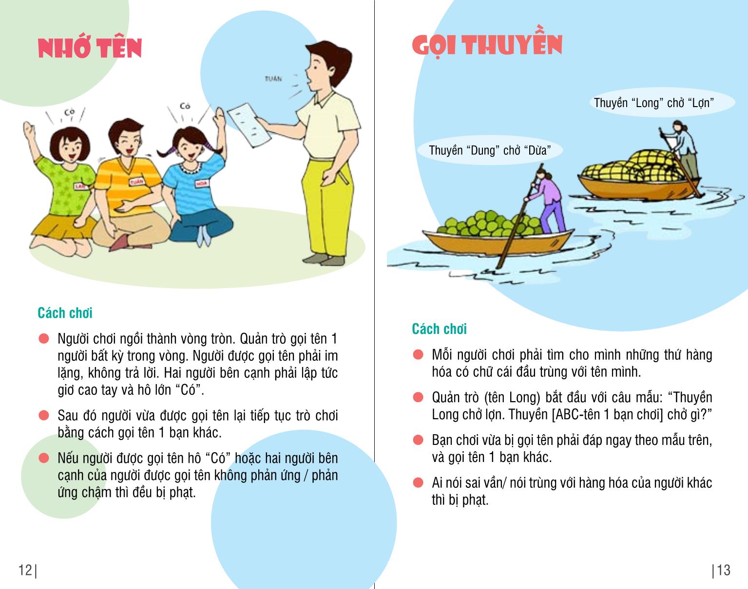 Cẩm nang dành cho Thanh thiếu niên - Trò chơi khởi động trong sinh hoạt câu lạc bộ trang 8