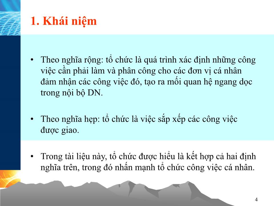 Bài giảng Kỹ năng tổ chức công việc (Hay) trang 4