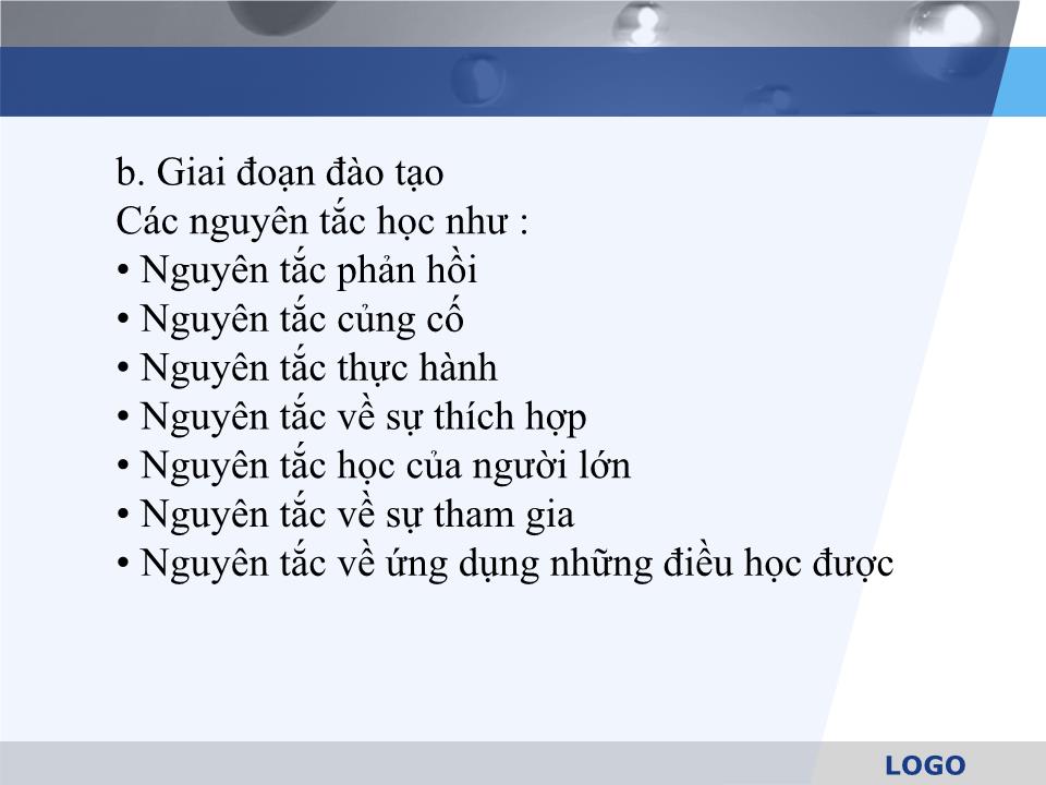 Bài thuyết trình Đào tạo phát triển là gì? trang 8