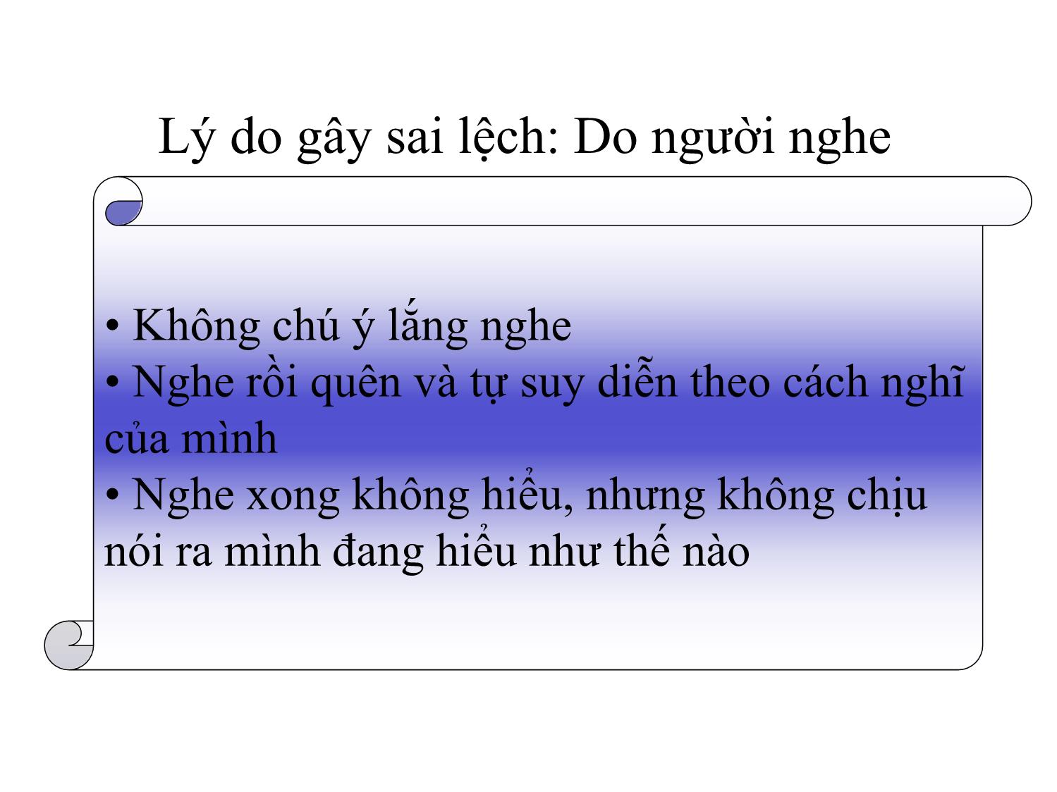 Bài giảng Kỹ năng giao tiếp & tổ chức cuộc họp hiệu quả trang 6