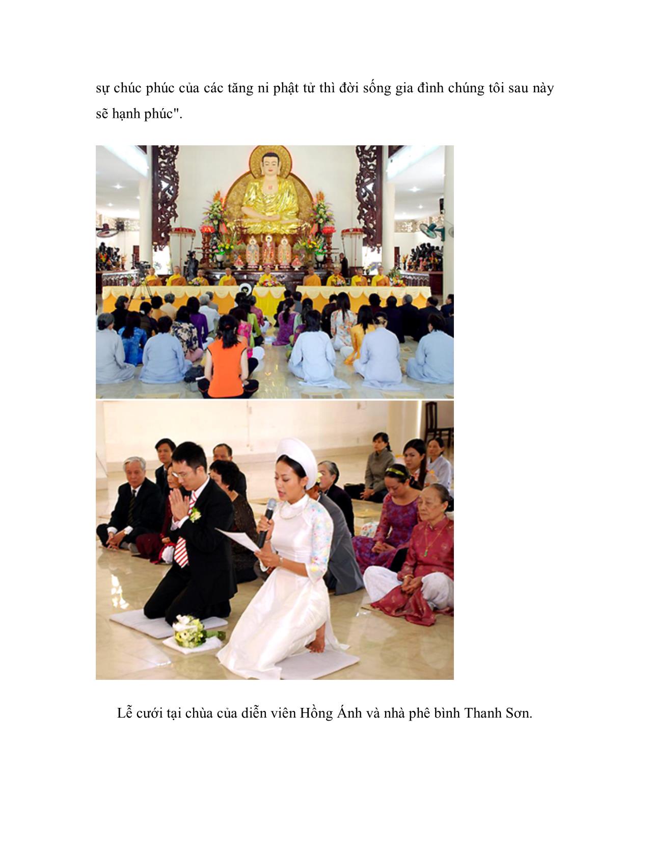 Xu hướng tổ chức đám cưới nơi cửa Phật trang 5