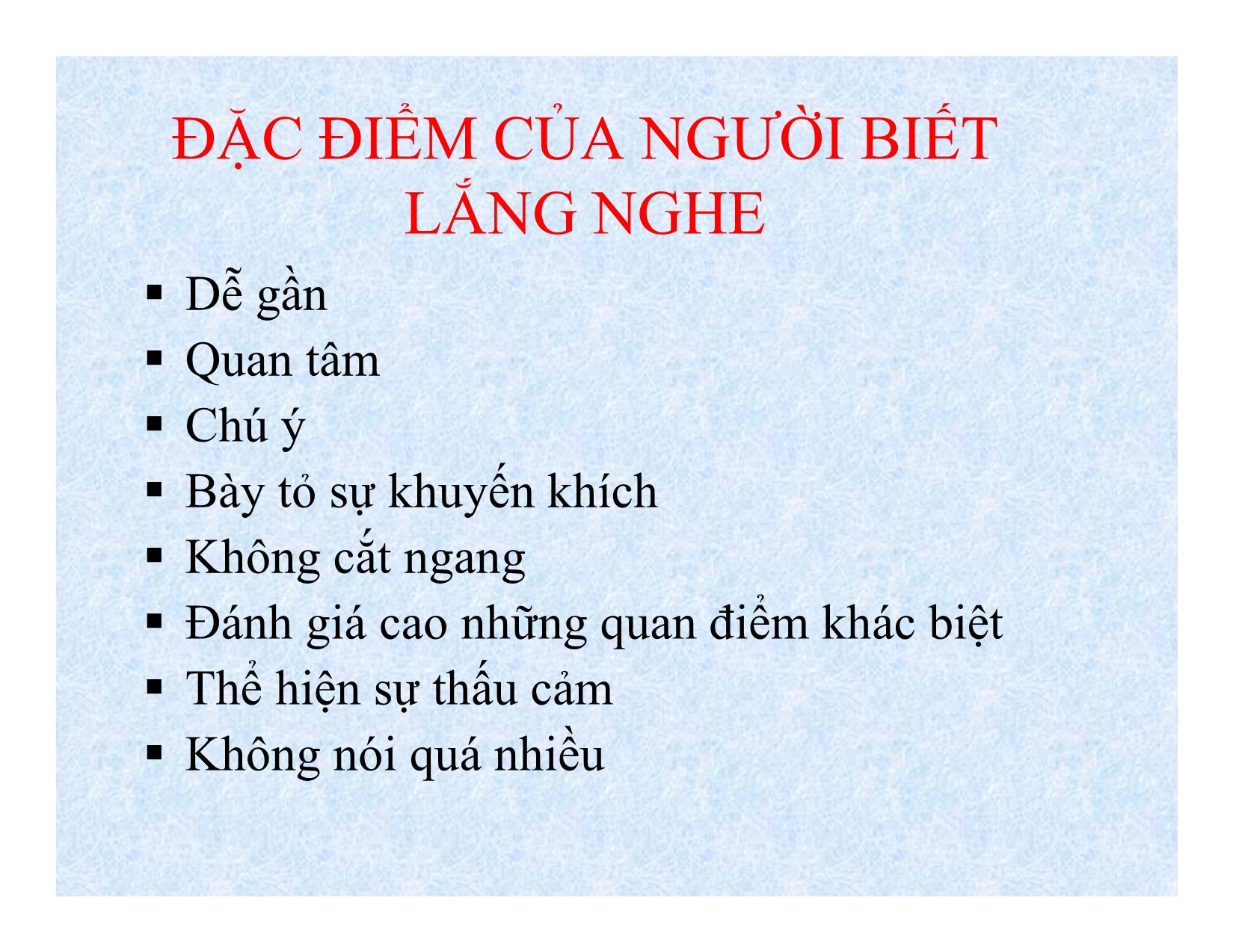 Bài giảng Kỹ năng lãnh đạo - Bài 7: Thông tin - Phan Thị Minh Châu trang 8