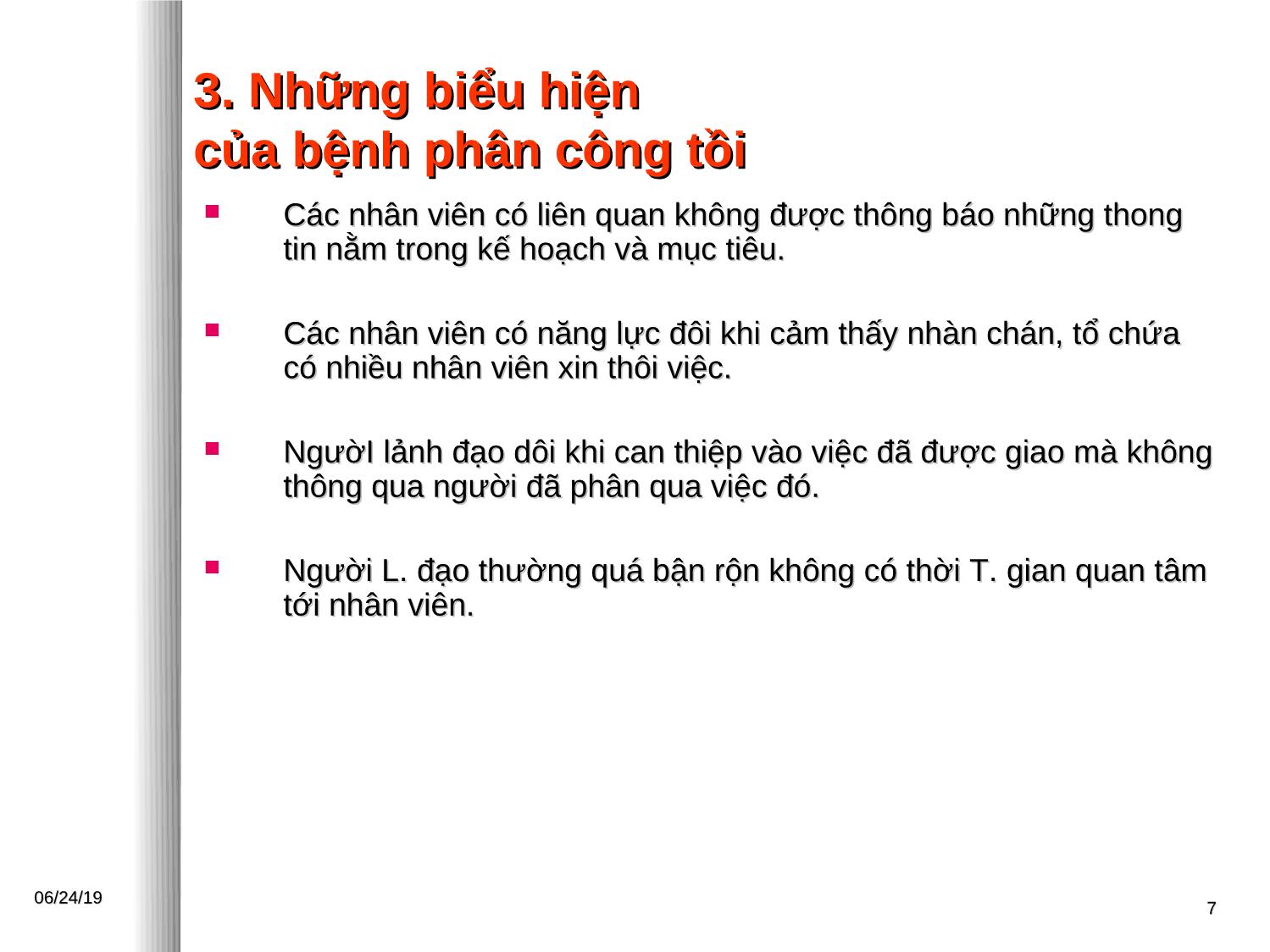 Bài giảng Kỹ năng giao việc/uỷ quyền trang 7