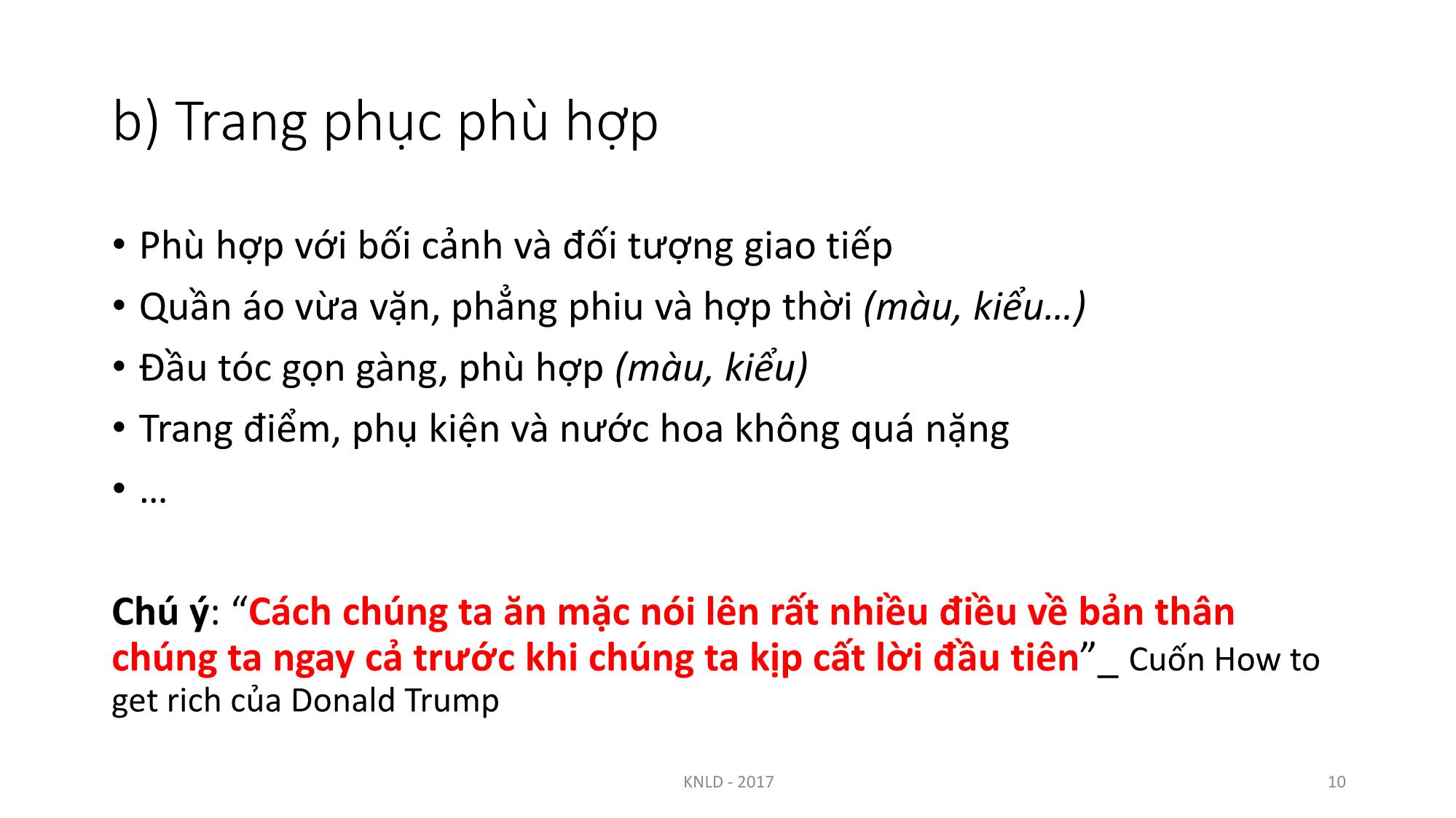 Bài giảng Kỹ năng lãnh đạo - Bài 4: Kỹ năng giao tiếp và đàm phán trong lãnh đạo - Nguyễn Thị Minh Thu trang 10