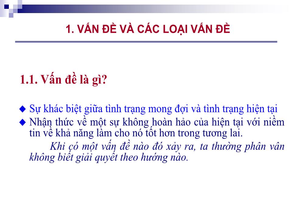 Bài giảng Kỹ năng ra quyết định quản trị trang 3