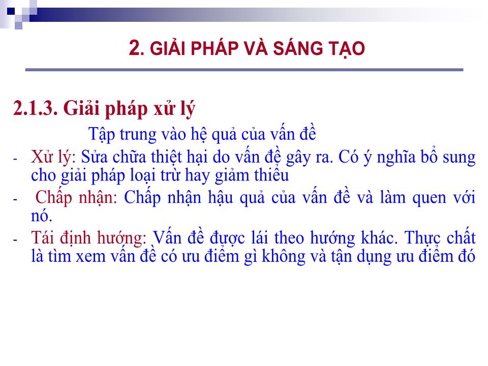 Bài giảng Kỹ năng ra quyết định quản trị trang 7