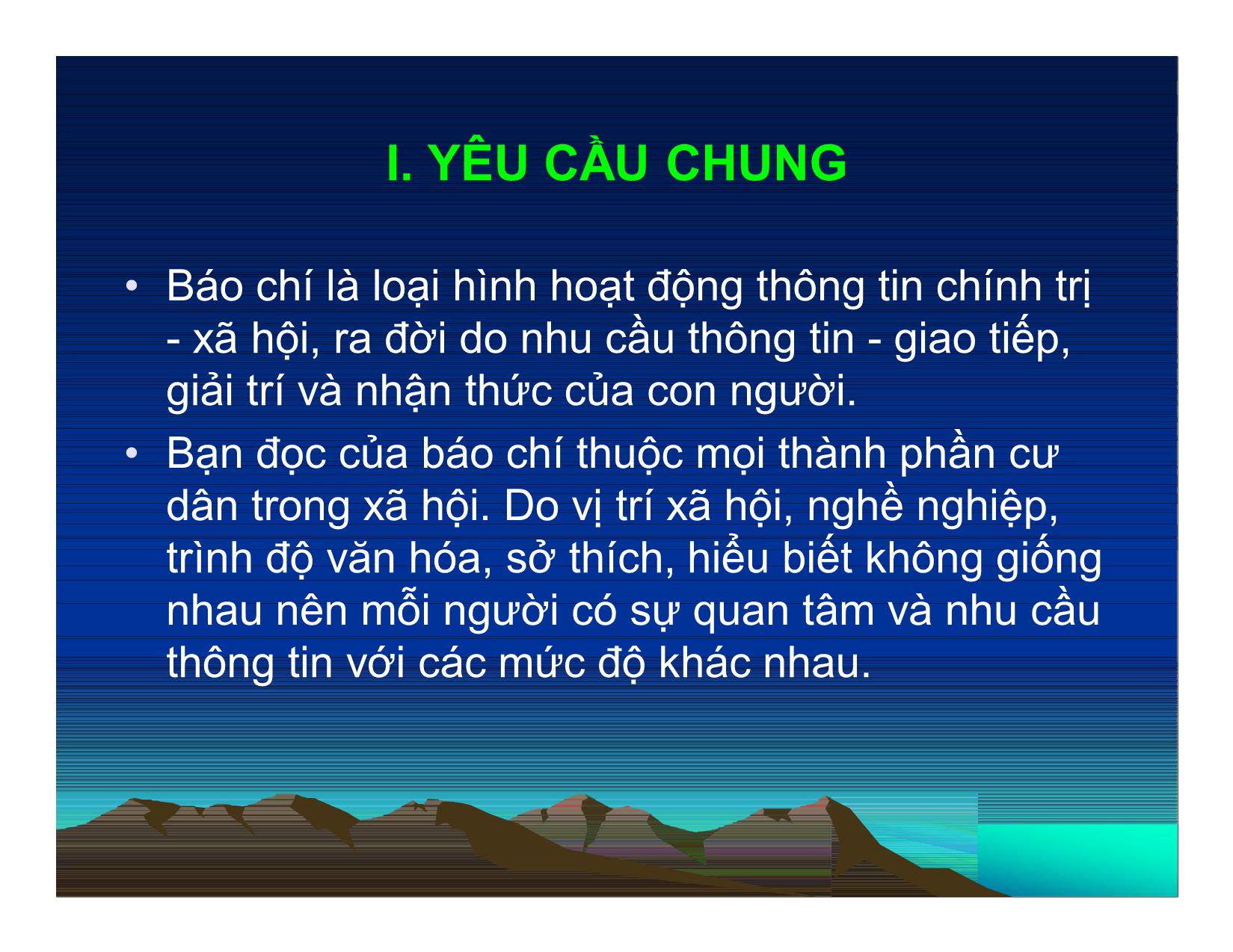 Bài giảng Tập huấn viết tin, bài cho trang tin điện tử - Đỗ Đức Thuần trang 2