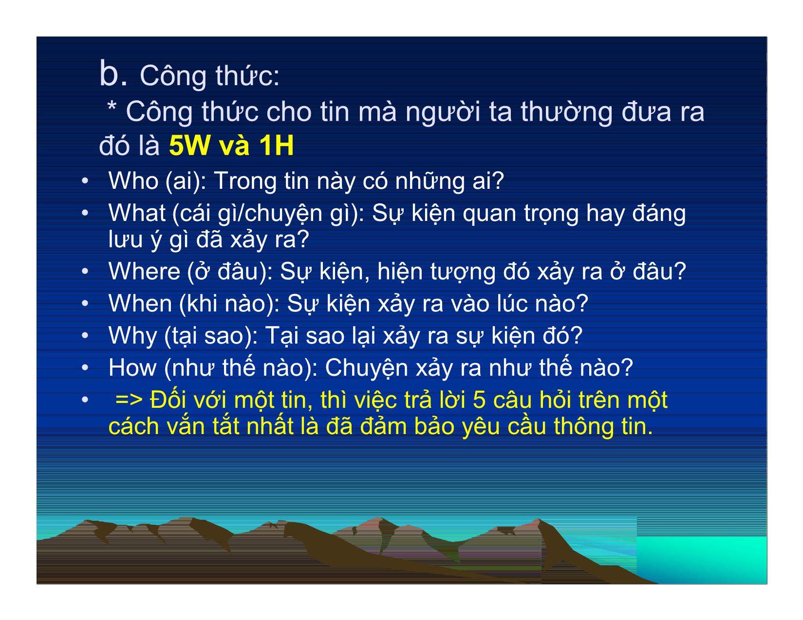 Bài giảng Tập huấn viết tin, bài cho trang tin điện tử - Đỗ Đức Thuần trang 9