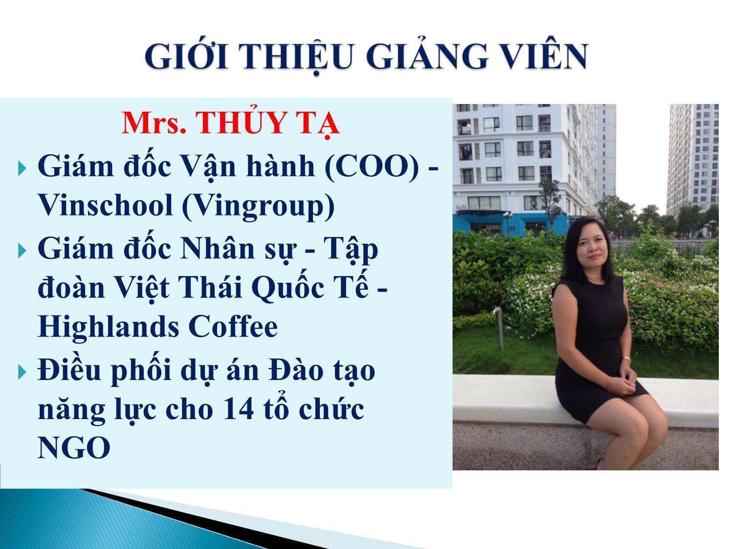 Bài giảng Trở thành lãnh đạo tài năng bằng quản trị nhân sự - Thủy Tạ trang 2