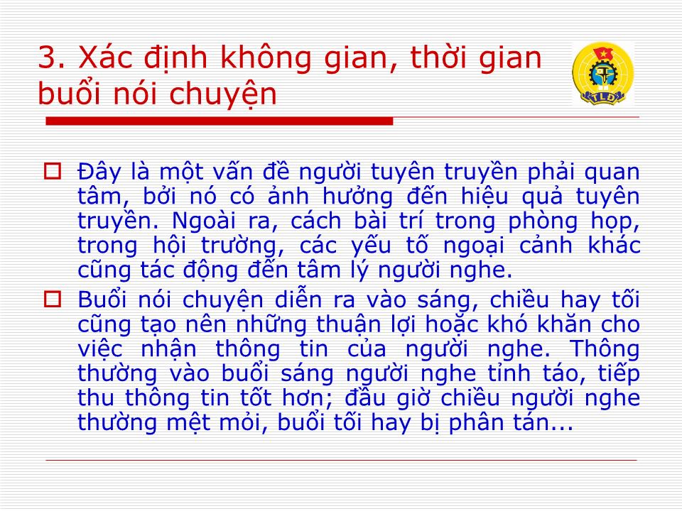 Bài giảng Những vấn đề cơ bản về công tác tuyên truyền miệng - Vũ Mạnh Tiêm trang 9