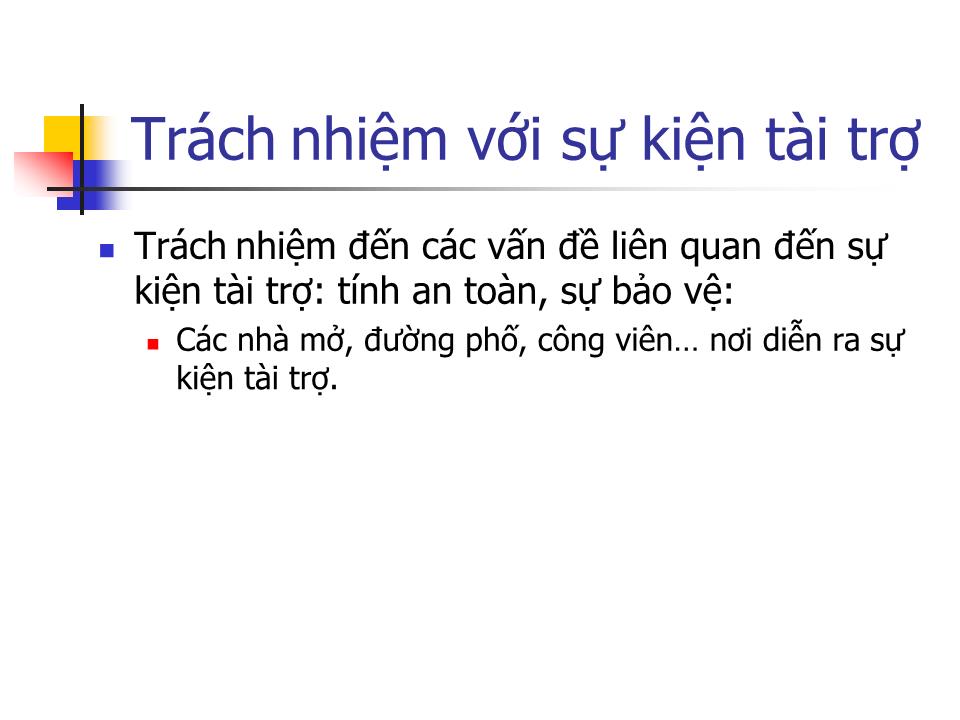 Bài giảng Quan hệ công chúng - Bài 9: Luật pháp & Đạo đức trong hoạt động PR trang 9