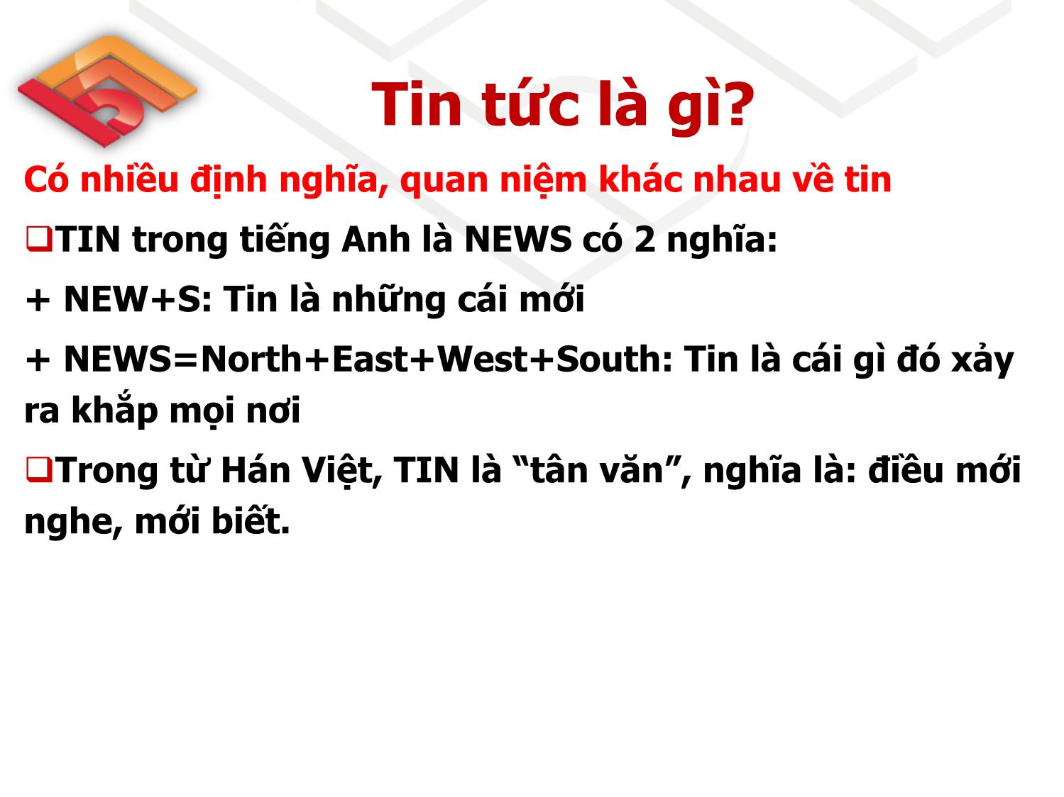 Bài giảng Tập huấn Kỹ thuật viết tin, bài báo chí căn bản - Phạm Duy Phúc trang 7