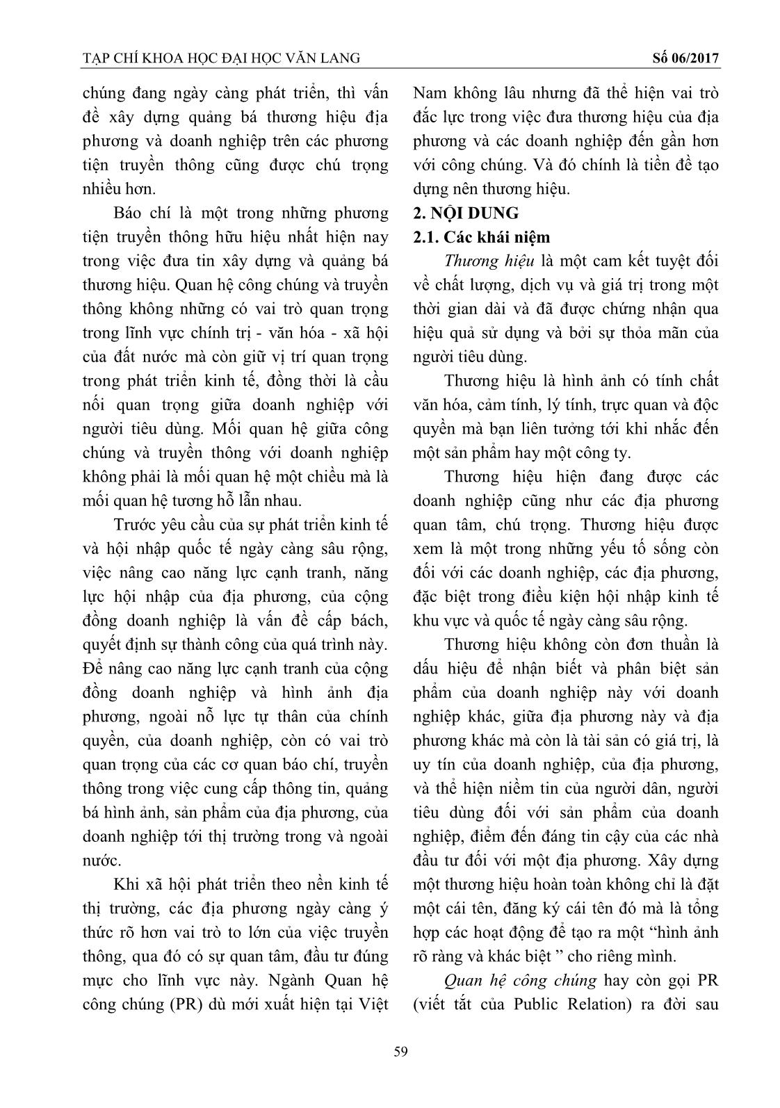 Bình Dương xây dựng thương hiệu “Thành phố thông minh” dưới góc nhìn quan hệ công chúng và truyền thông trang 2