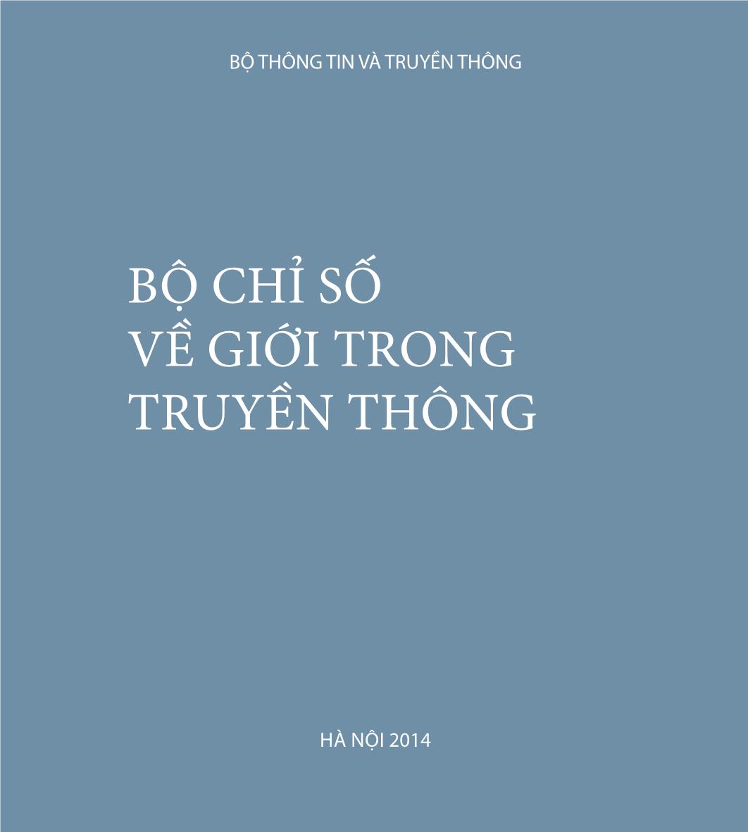 Tài liệu Bộ chỉ số về giới trong truyền thông trang 1