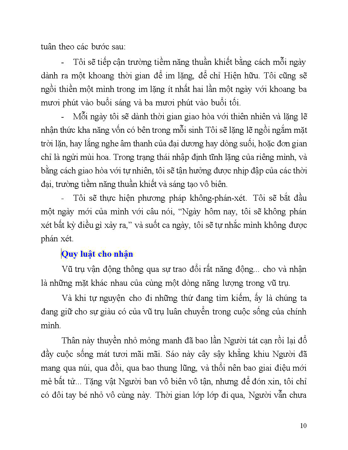 Tài liệu 7 quy luật tinh thần của thành công - Deepak Chopra trang 10